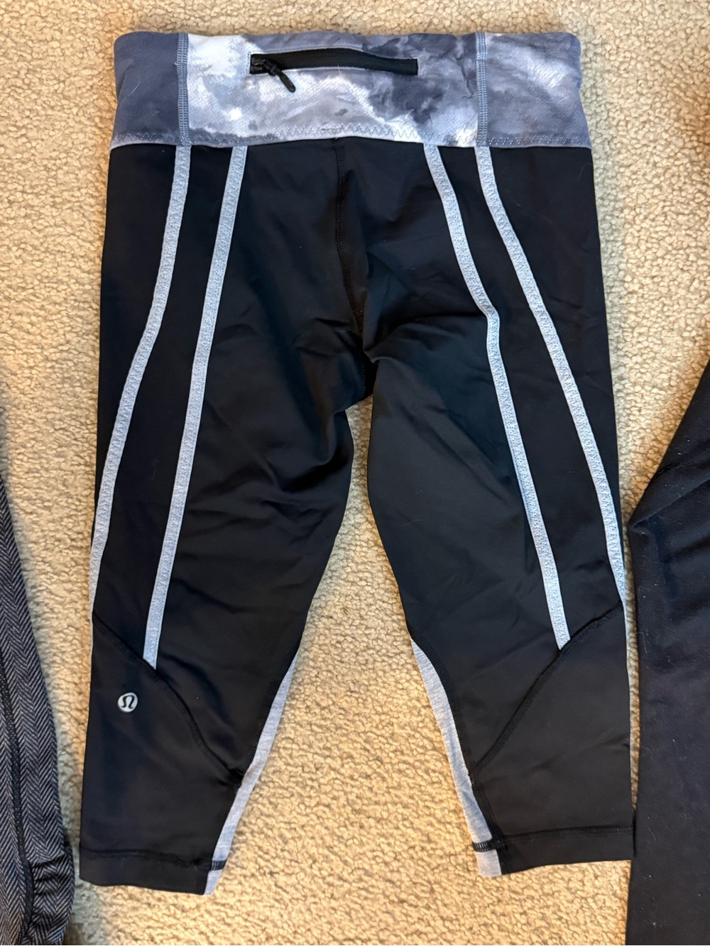 lululemon athletica Black and Gray Women's Leggings Trio - Picture 3 of 4
